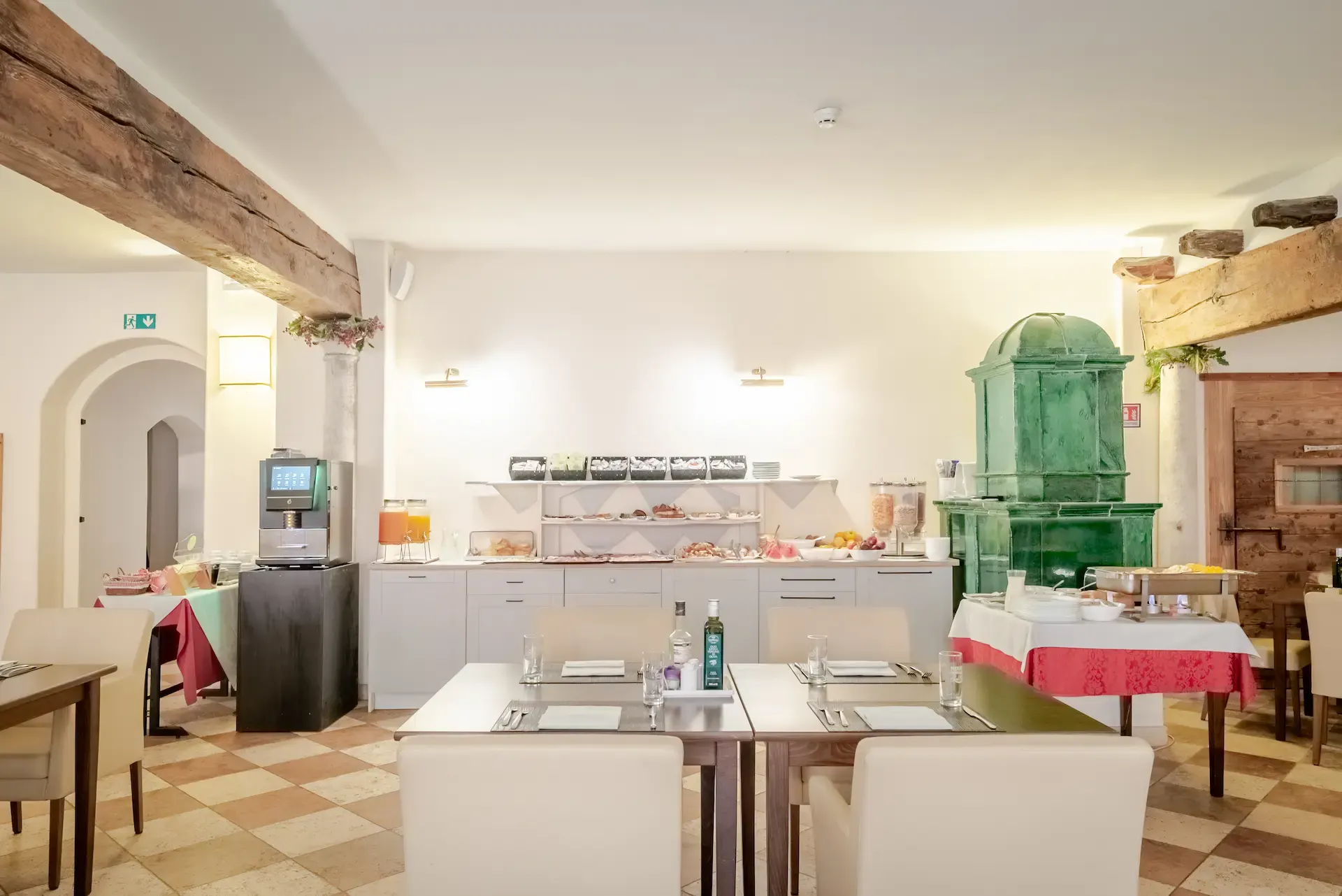 Sala ristorante, Relais Vecchio Maso
