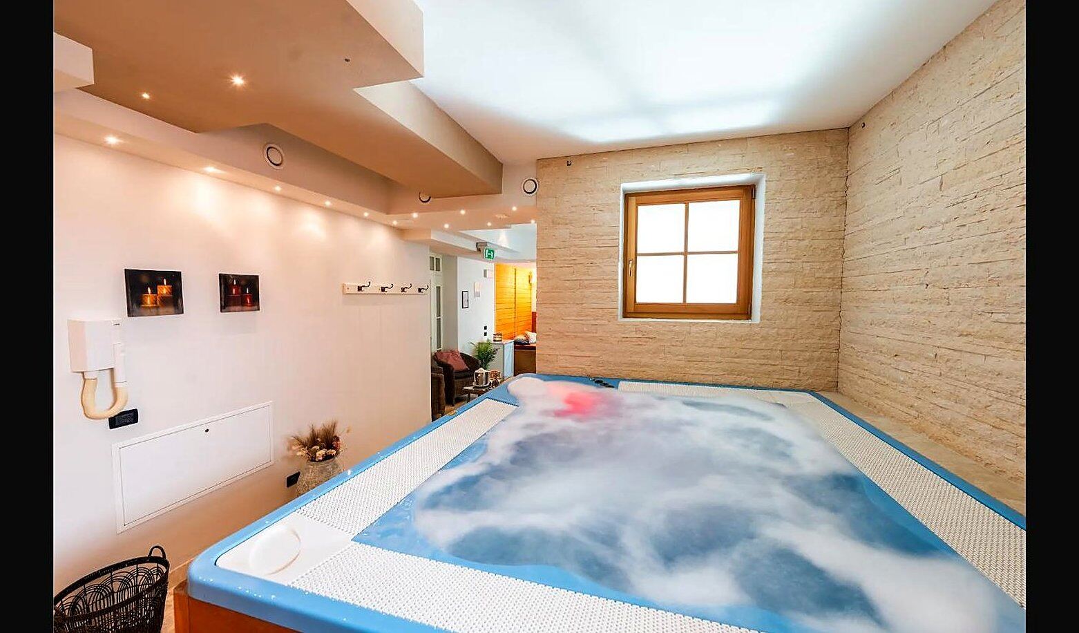 Spa privata Relais Vecchio Maso, vasca idromassaggio